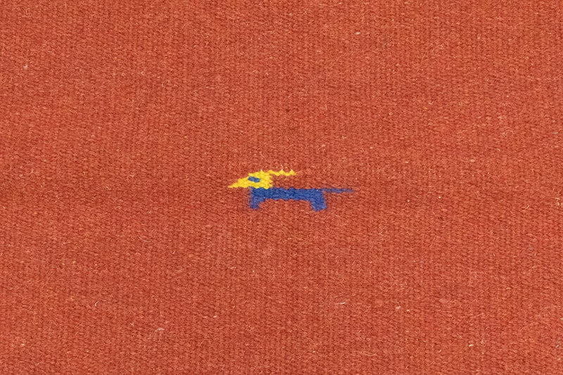 Kelim matta - trendig - 180 x 120 cm - röd