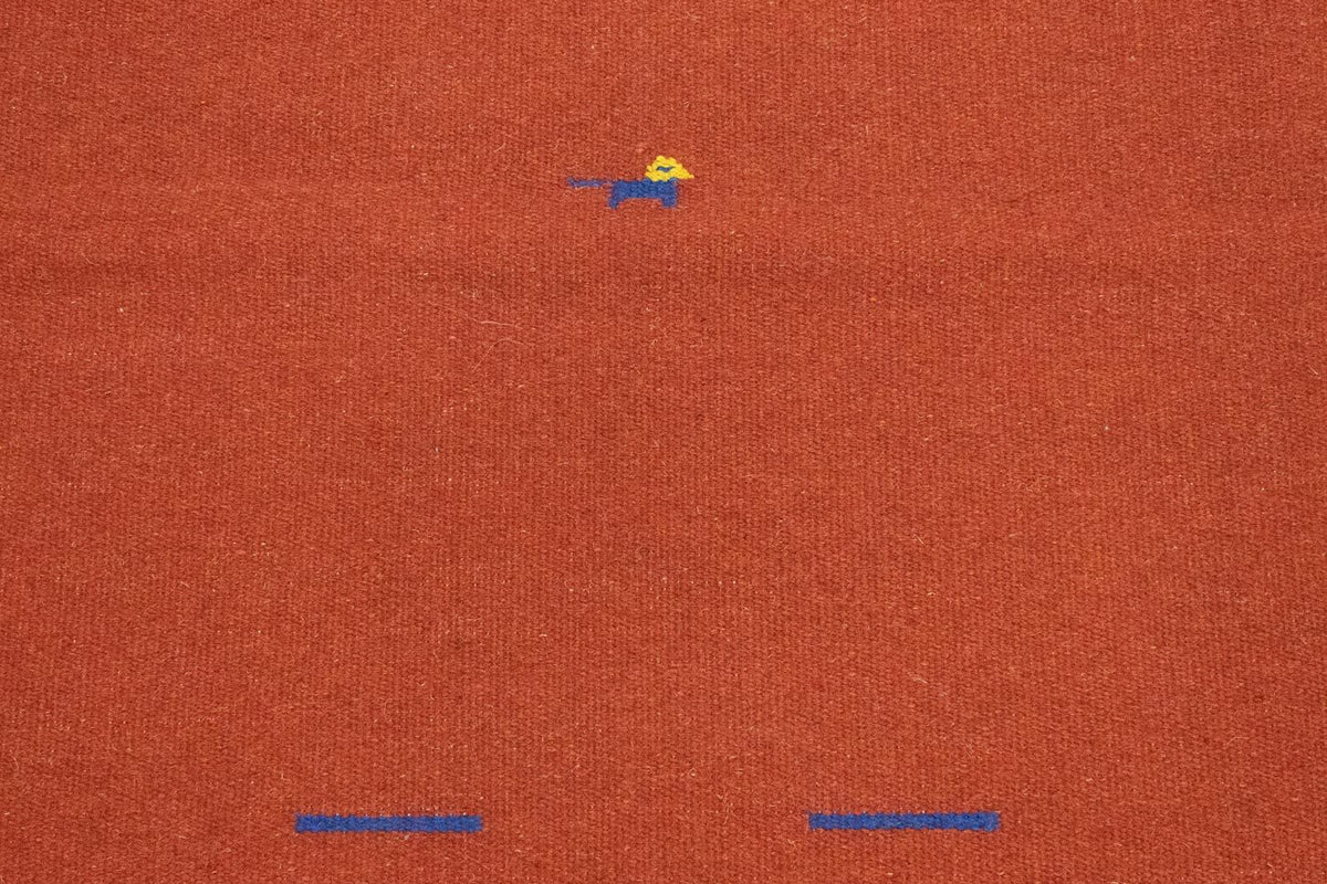 Kelim matta - trendig - 180 x 120 cm - röd