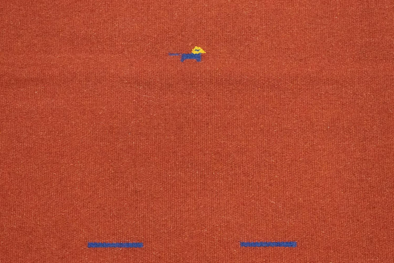 Kelim matta - trendig - 180 x 120 cm - röd