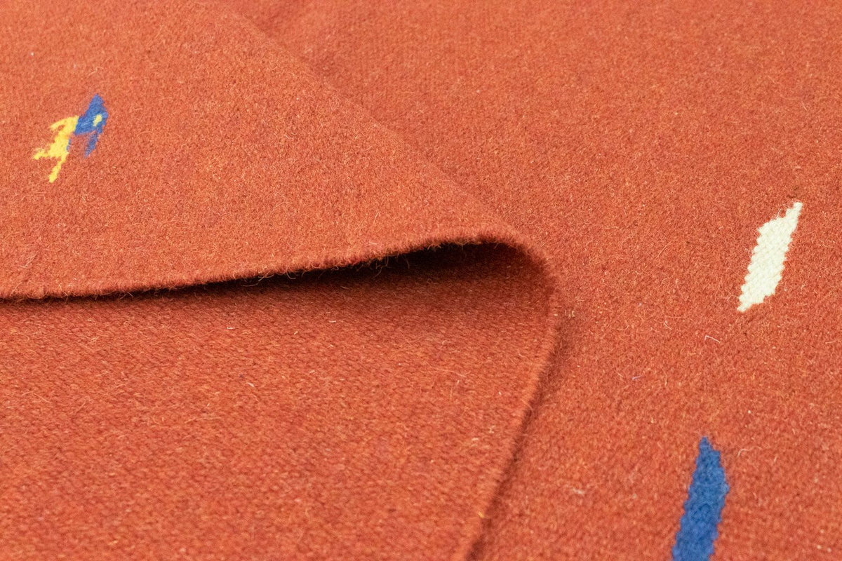 Kelim matta - trendig - 180 x 120 cm - röd