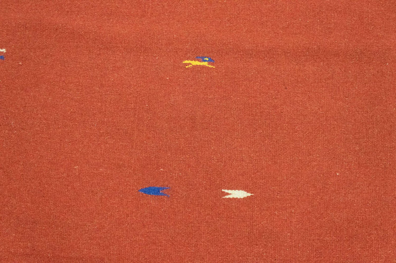 Kelim matta - trendig - 180 x 120 cm - röd