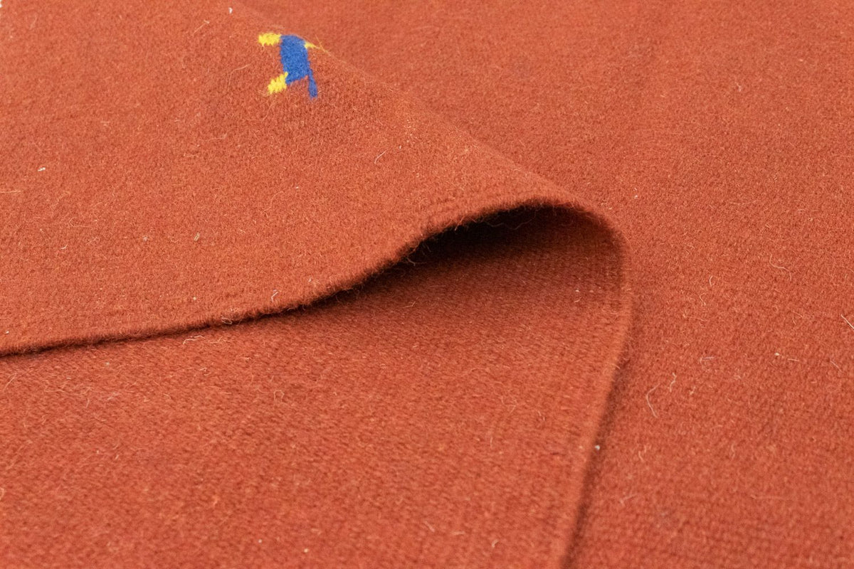 Kelim matta - trendig - 180 x 120 cm - röd