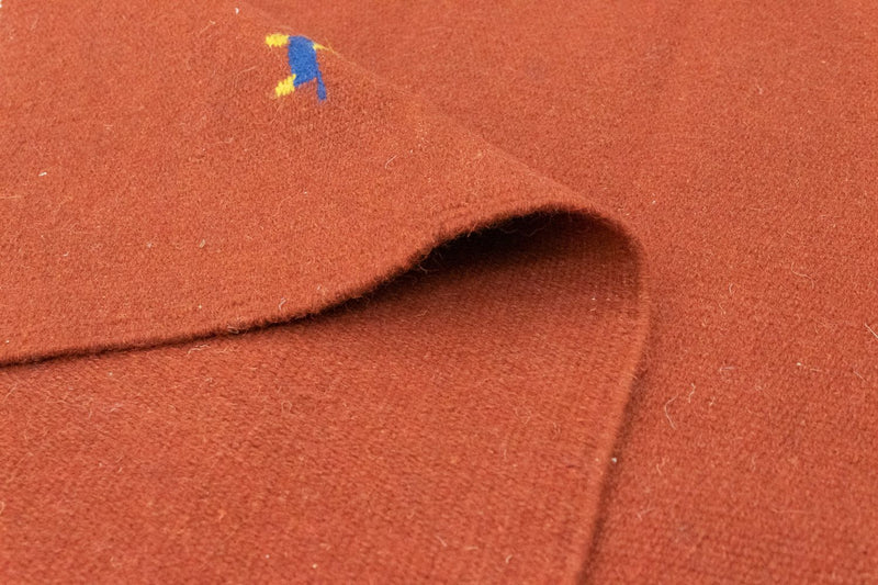 Kelim matta - trendig - 180 x 120 cm - röd