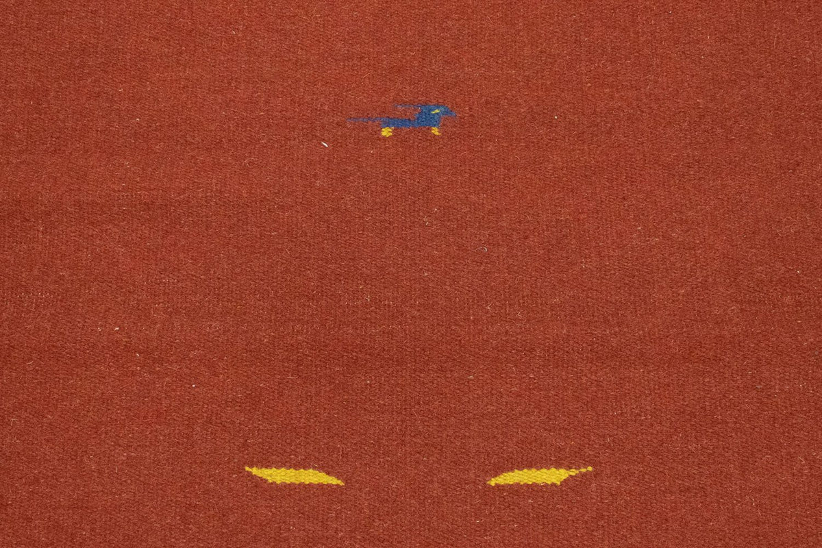 Kelim matta - trendig - 180 x 120 cm - röd