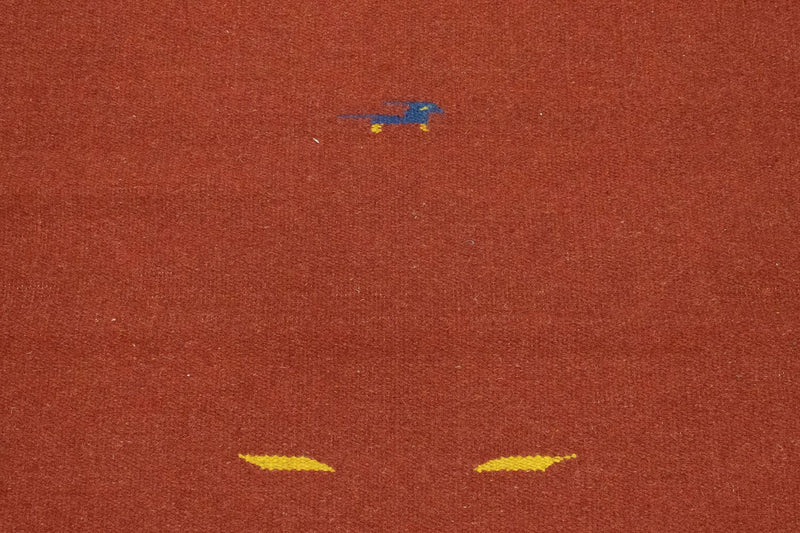 Kelim matta - trendig - 180 x 120 cm - röd