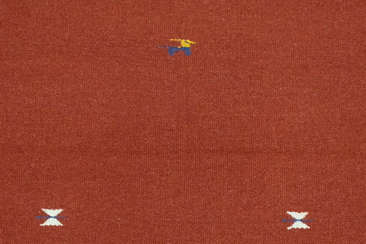 Kelim matta - trendig - 180 x 120 cm - röd