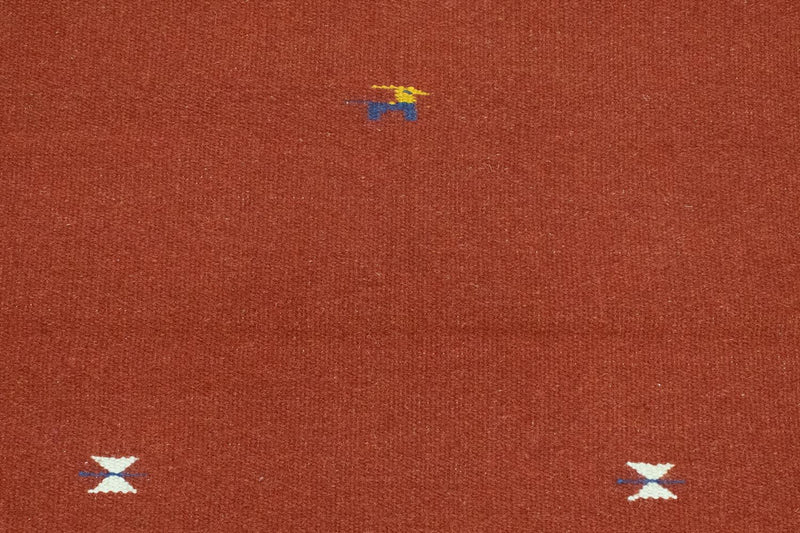 Kelim matta - trendig - 180 x 120 cm - röd