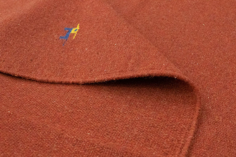 Kelim matta - trendig - 180 x 120 cm - röd