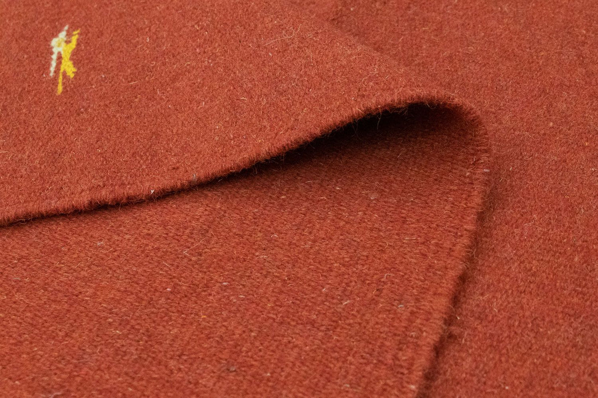 Kelim matta - trendig - 180 x 120 cm - röd