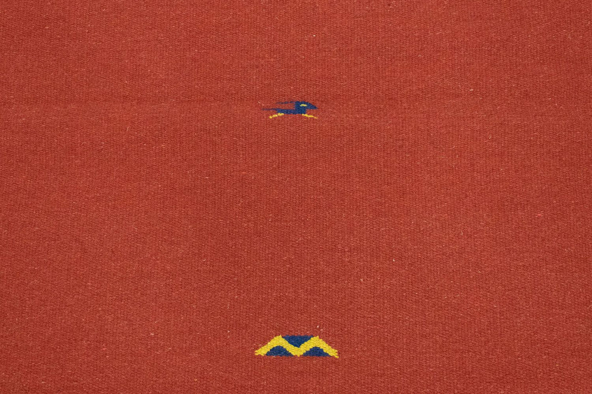 Kelim matta - trendig - 180 x 120 cm - röd