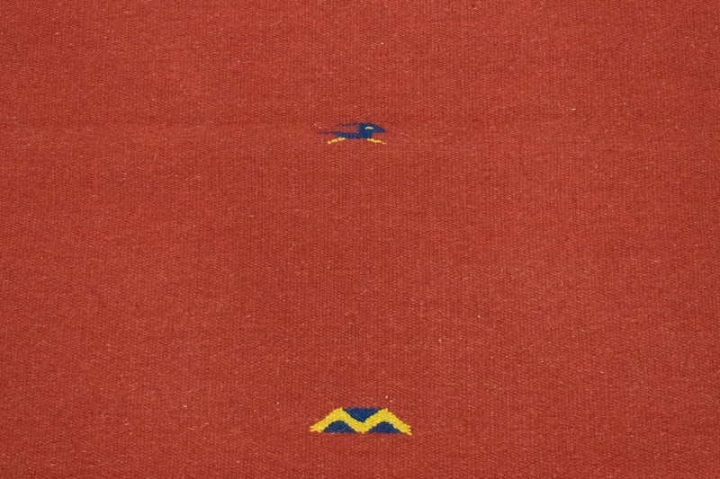 Kelim matta - trendig - 180 x 120 cm - röd