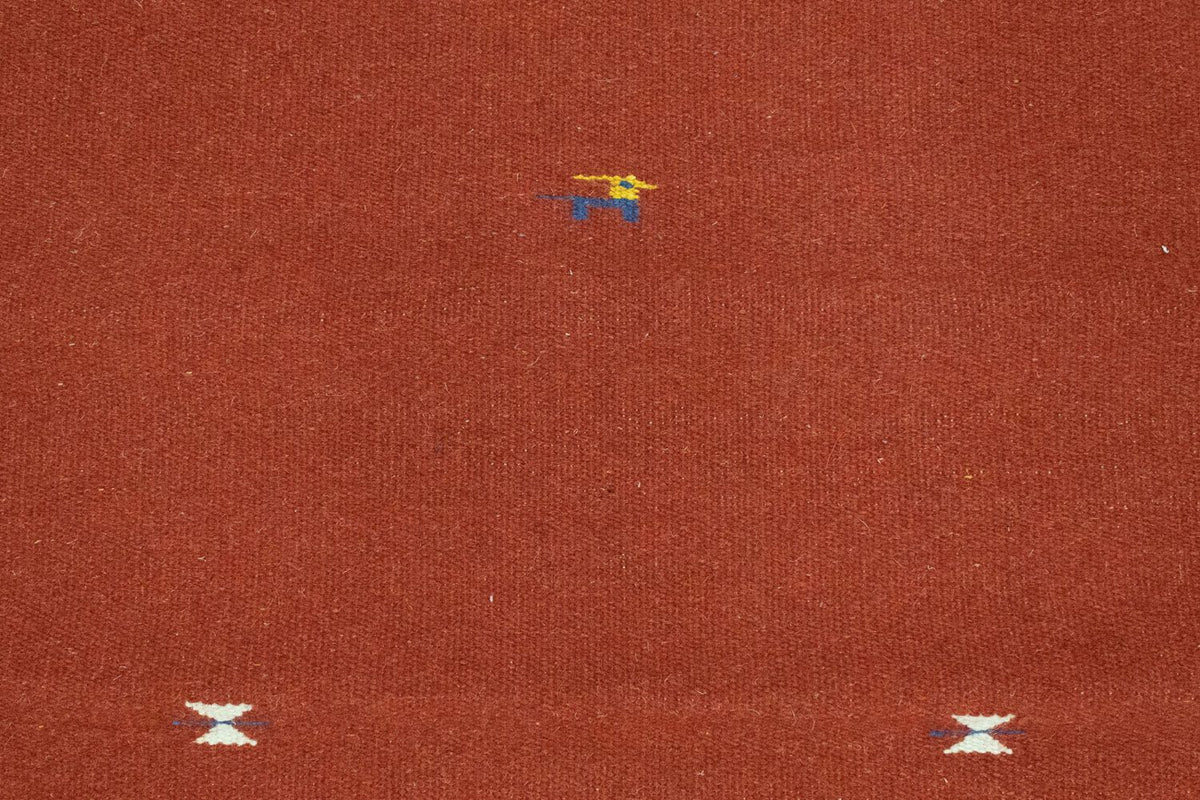 Kelim matta - trendig - 180 x 120 cm - röd