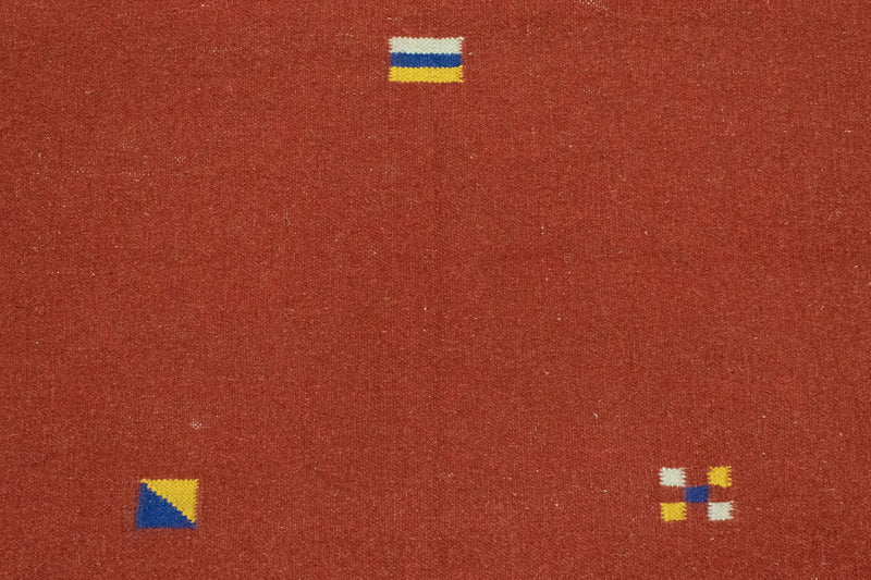 Kelim matta - trendig - 180 x 120 cm - röd