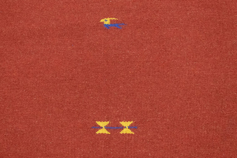 Kelim matta - trendig - 180 x 120 cm - röd