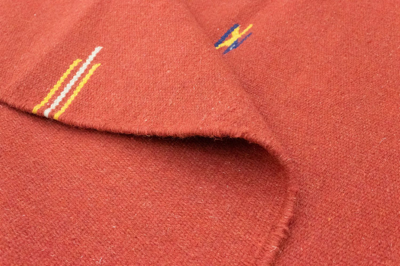 Kelim matta - trendig - 180 x 120 cm - röd