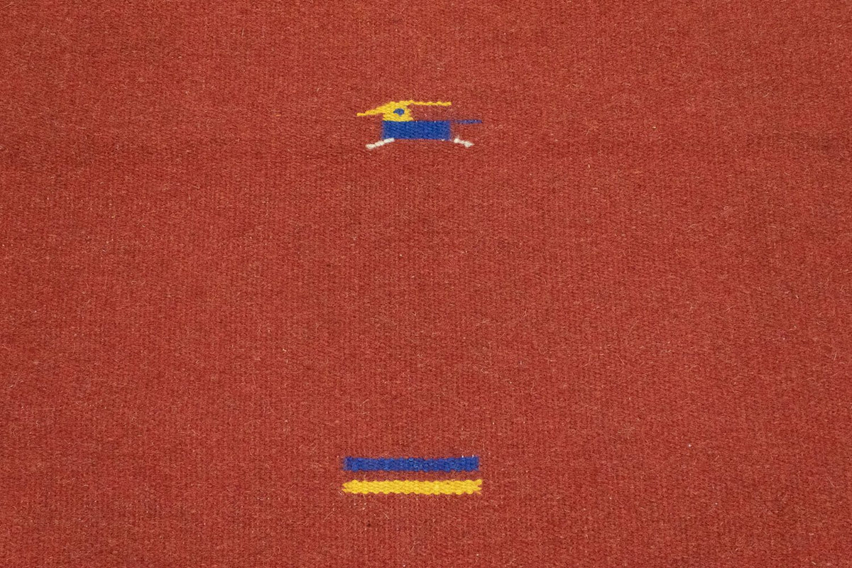 Kelim matta - trendig - 180 x 120 cm - röd