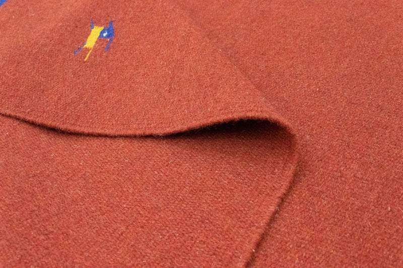 Kelim matta - trendig - 180 x 120 cm - röd