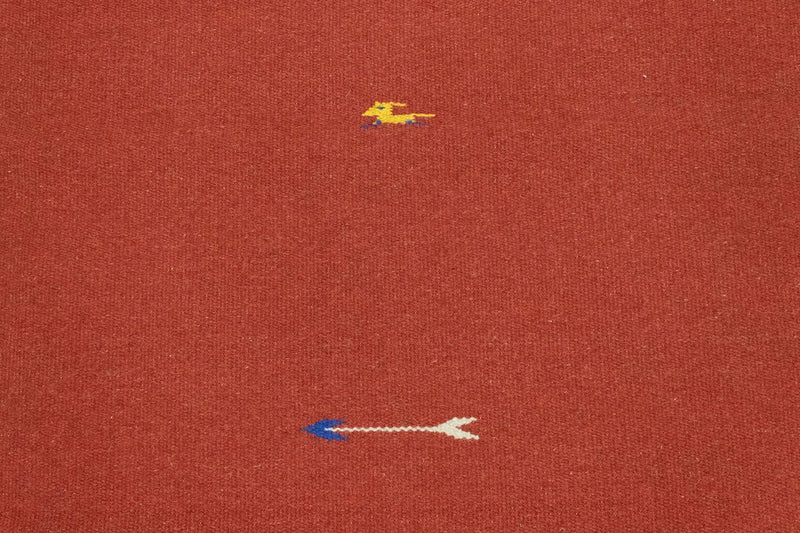 Kelim matta - trendig - 180 x 120 cm - röd