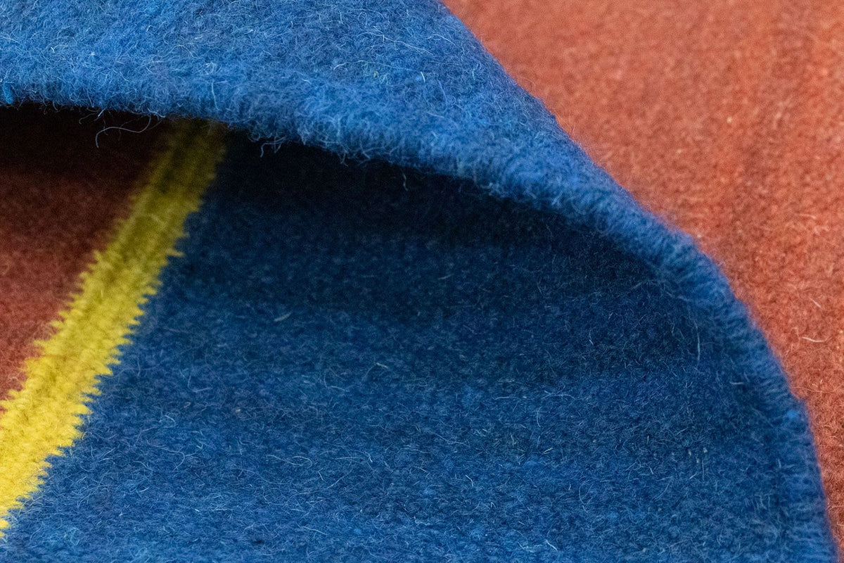 Kelim matta - trendig - 200 x 140 cm - orange