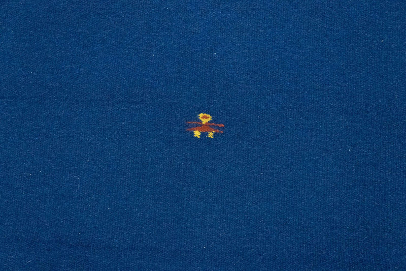 Kelim matta - trendig - 180 x 120 cm - blå