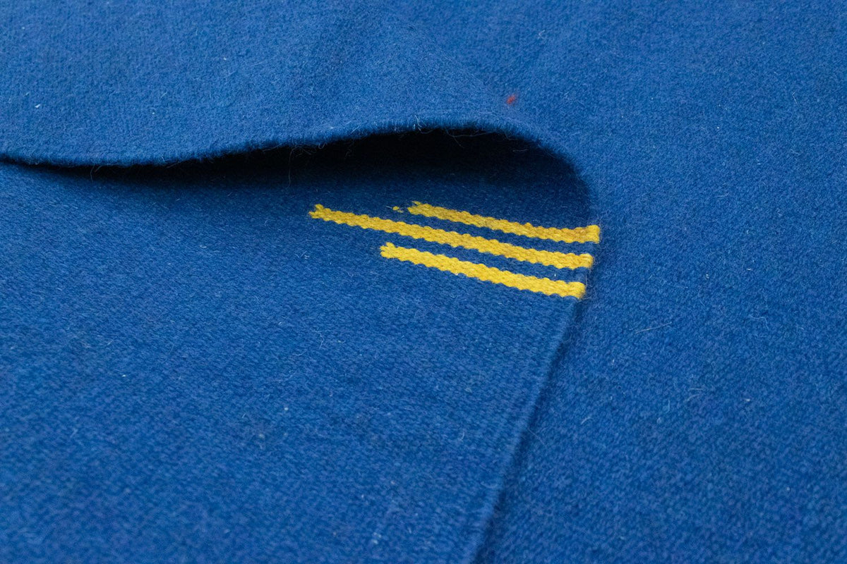 Kelim matta - trendig - 180 x 120 cm - blå