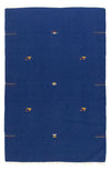 Modern kilim Mattan 120x180cm - Ullmatta - Rektangulär / Blå / 120 x 180 cm Rektangulär