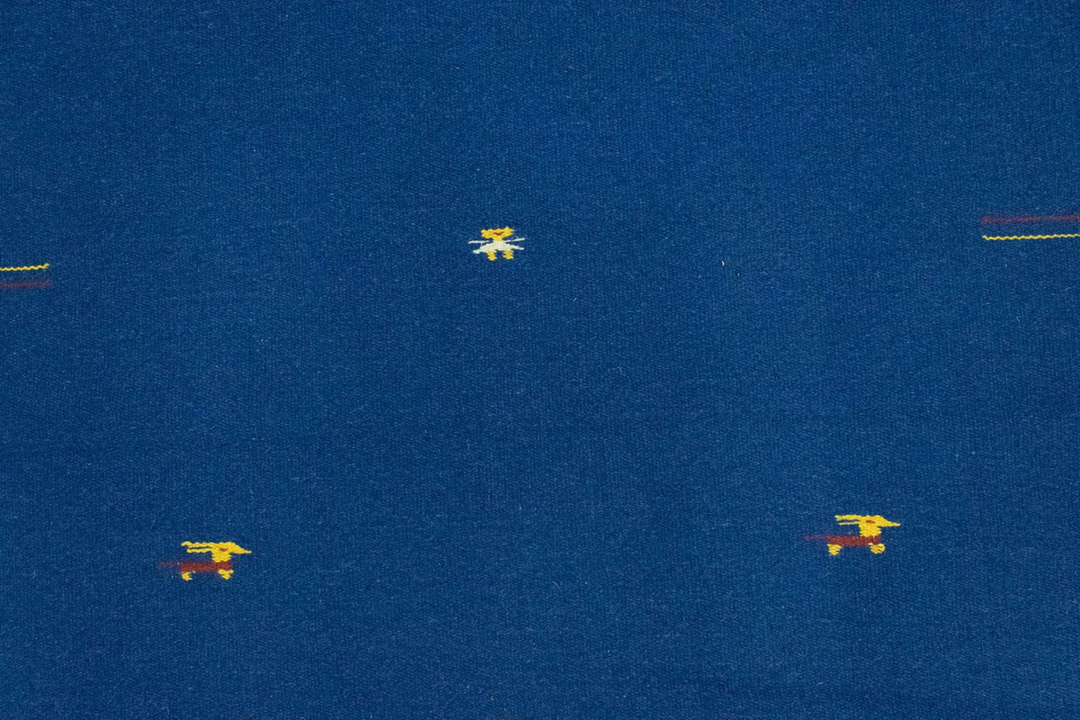 Kelim matta - trendig - 180 x 120 cm - blå