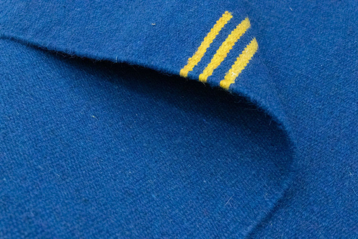 Kelim matta - trendig - 180 x 120 cm - blå