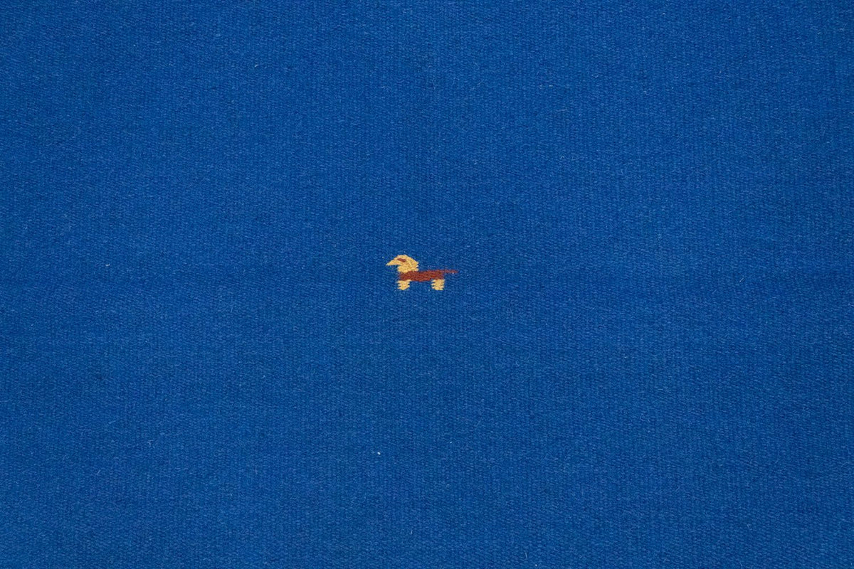 Kelim matta - trendig - 180 x 120 cm - blå