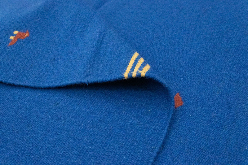 Kelim matta - trendig - 180 x 120 cm - blå