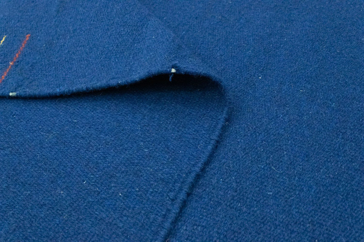 Kelim matta - trendig - 180 x 120 cm - blå