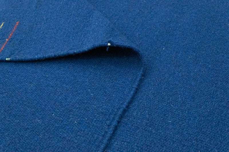 Kelim matta - trendig - 180 x 120 cm - blå