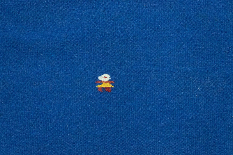 Kelim matta - trendig - 180 x 120 cm - blå