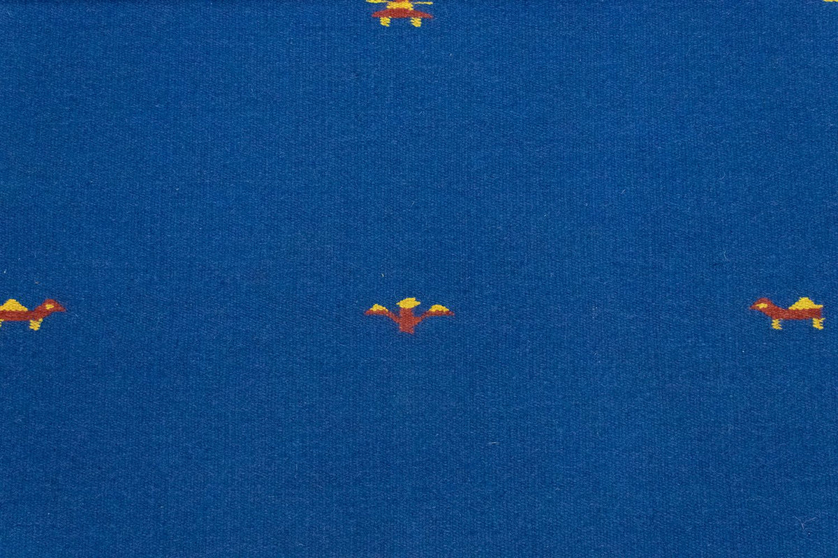 Kelim matta - trendig - 180 x 120 cm - blå