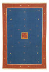 Modern kilim Mattan 200x300cm - Ullmatta - Rektangulär / Blå / 200 x 300 cm Rektangulär