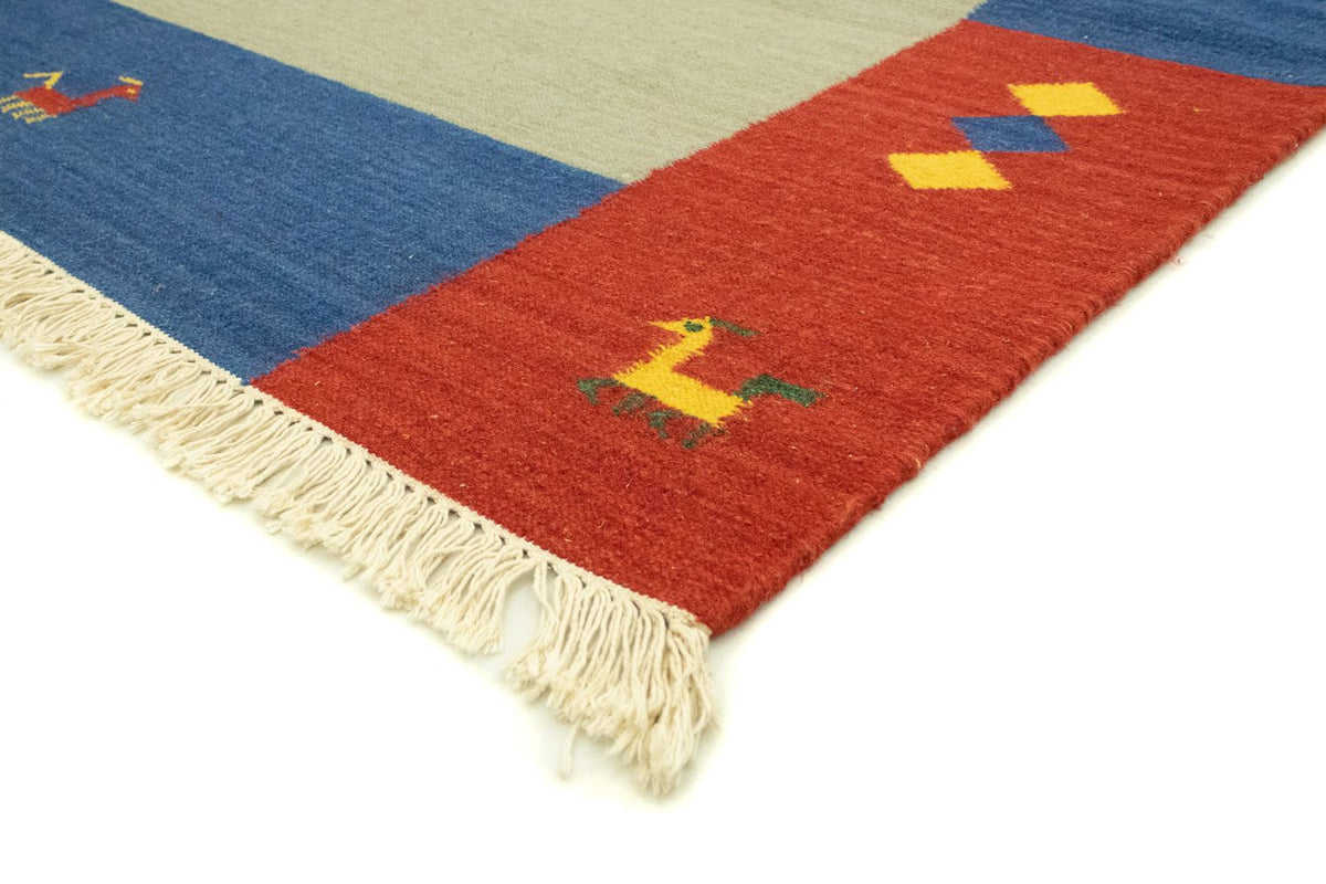 Kelim matta - trendig - 300 x 200 cm - grön