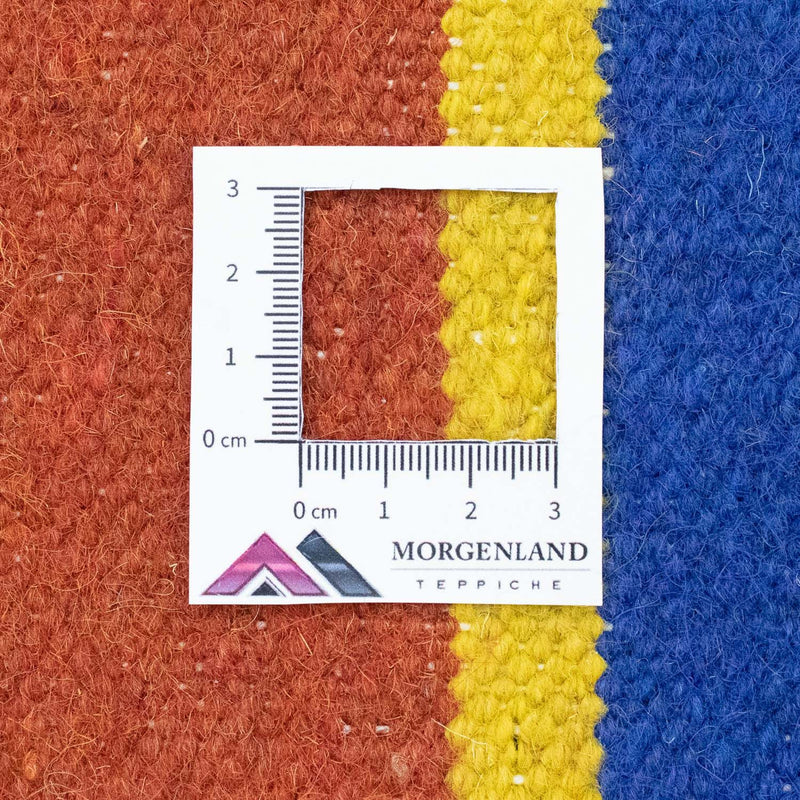 Kelim matta - trendig - 180 x 120 cm - blå