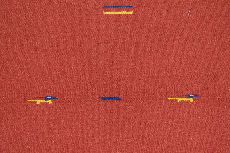 Kelim matta - trendig - 180 x 120 cm - röd