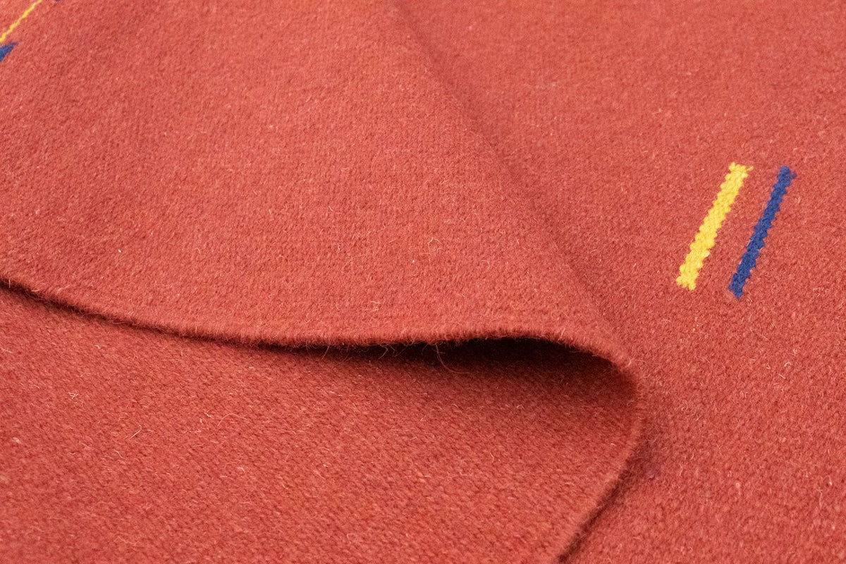 Kelim matta - trendig - 180 x 120 cm - röd