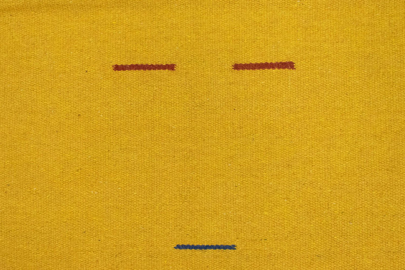 Kelim matta - trendig - 180 x 120 cm - gul