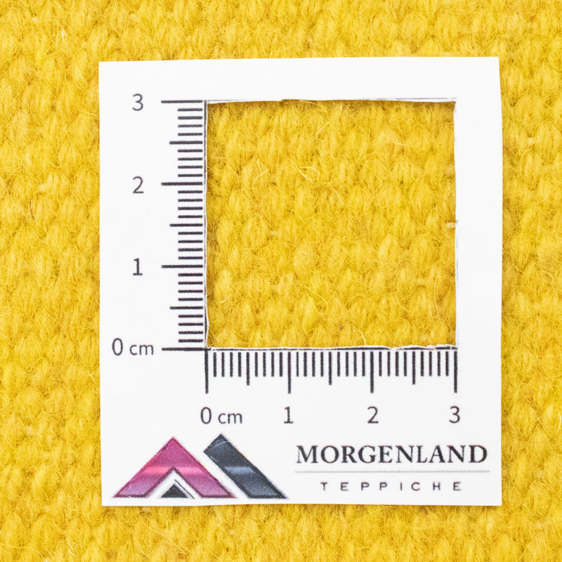 Kelim matta - trendig - 180 x 120 cm - gul