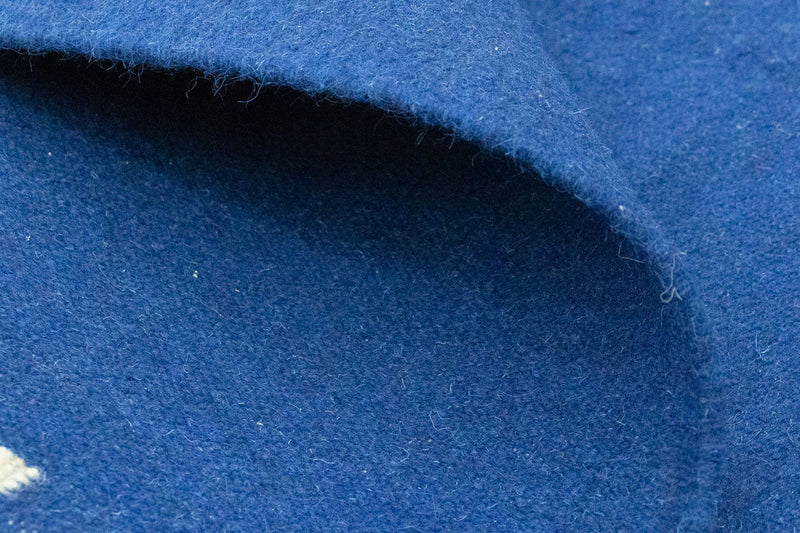 Kelim matta - trendig - 200 x 140 cm - blå