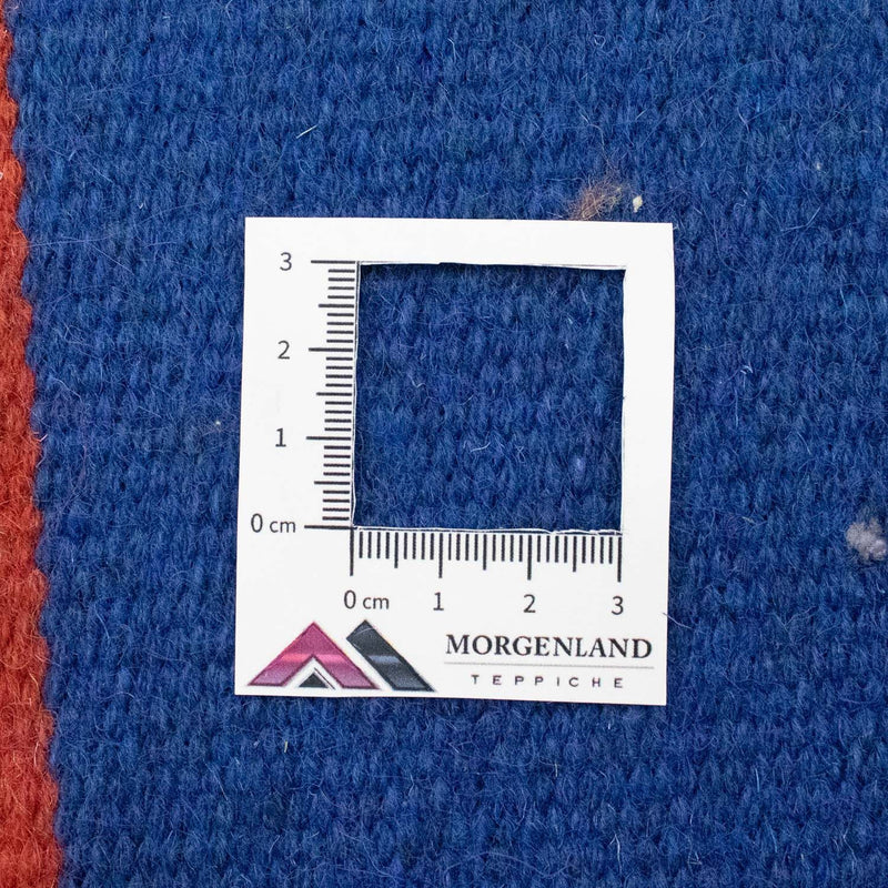 Kelim matta - trendig - 200 x 140 cm - blå