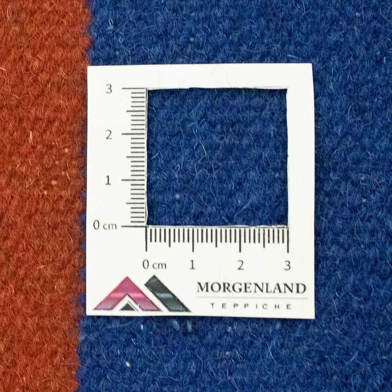 Kelim matta - trendig - 300 x 200 cm - blå