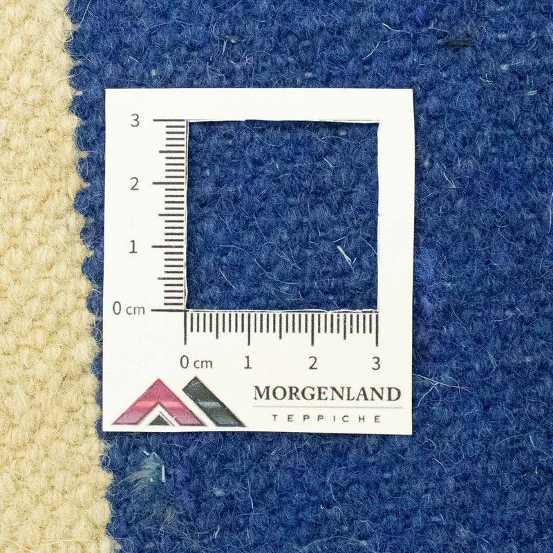 Kelim matta - trendig - 300 x 200 cm - blå