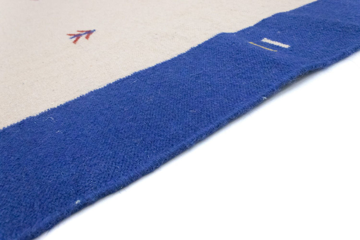 Kelim matta - trendig - 300 x 200 cm - beige