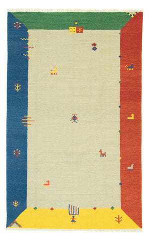 Kelim matta - trendig - 300 x 200 cm - beige