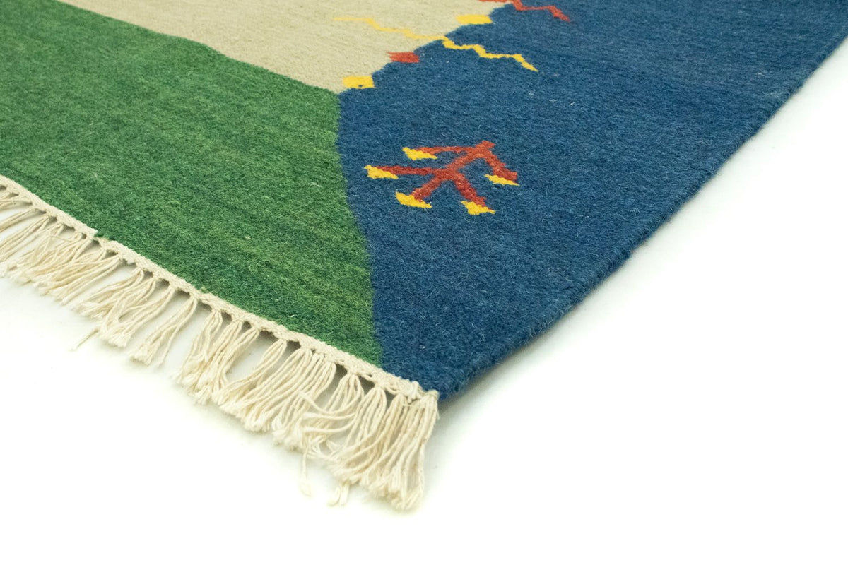 Kelim matta - trendig - 300 x 200 cm - beige