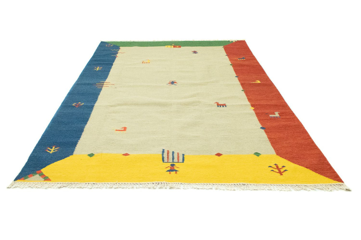 Kelim matta - trendig - 300 x 200 cm - beige