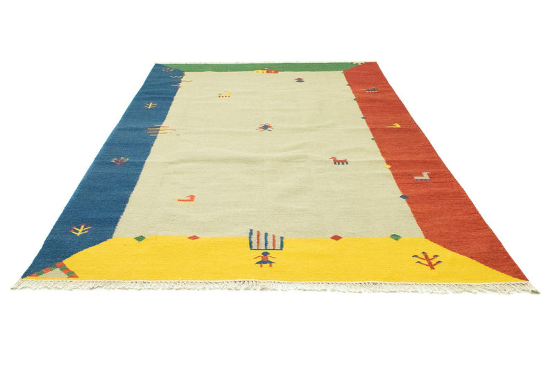 Kelim matta - trendig - 300 x 200 cm - beige